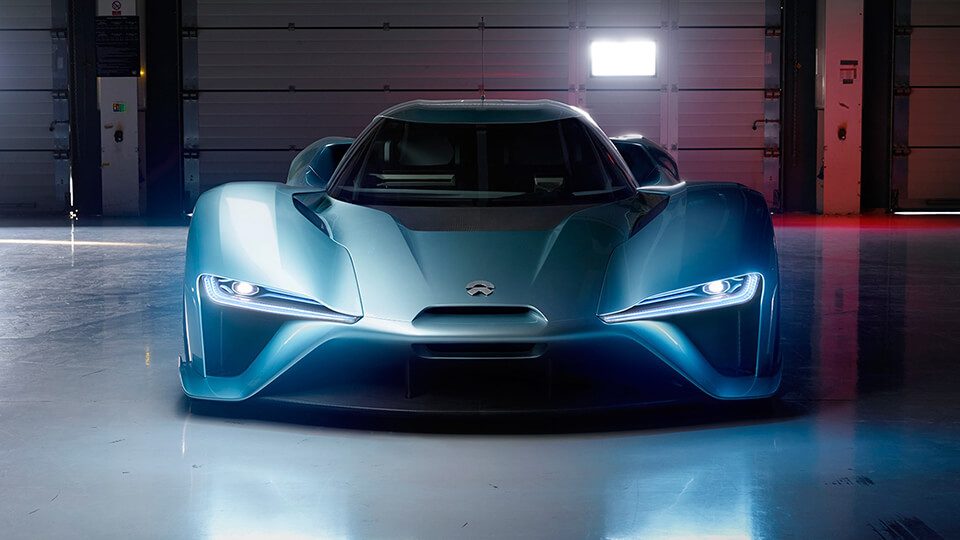en hızlı elektrikli araba nio ep9